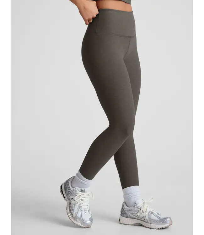 Spacedye Caught In The Midi HW Legging- True Gray