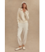 Eloise Full Zip Knit- Egret
