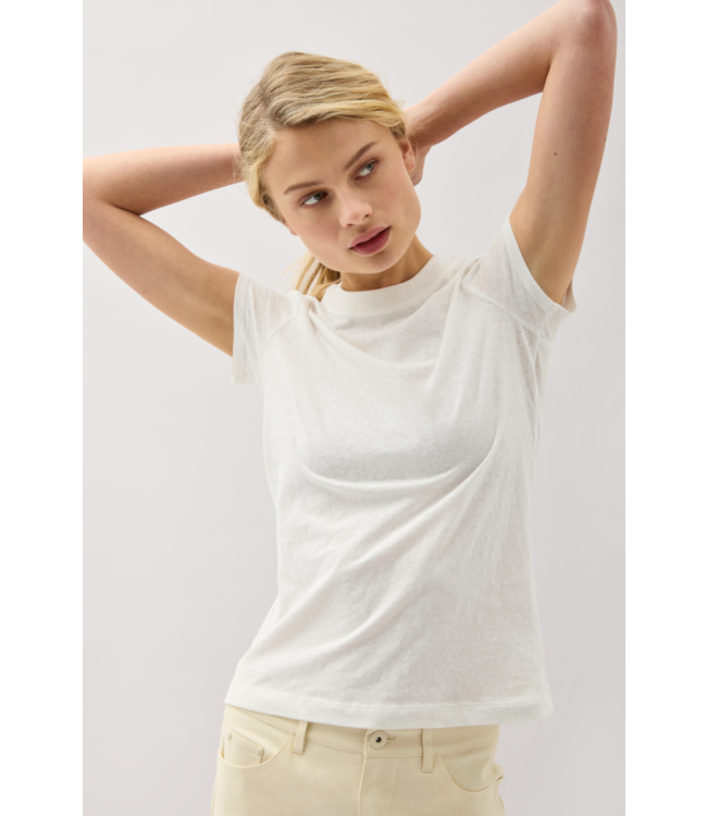 Vintage Jersey SS Tee- White