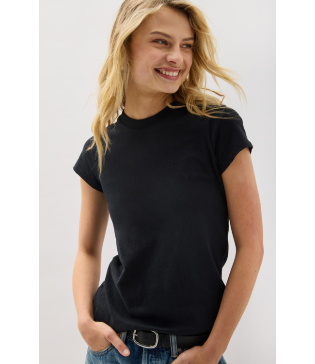 Vintage Jersey SS Tee- Black