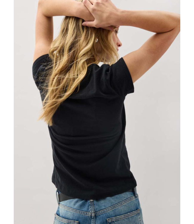 Vintage Jersey SS Tee- Black