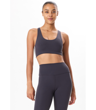Ella Airweight Bra- Graphite/White