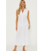 Sandra Dress- White Linen