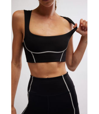Free People You're A Peach Bra- Black