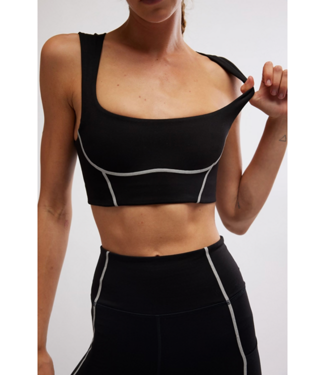 You're A Peach Bra- Black