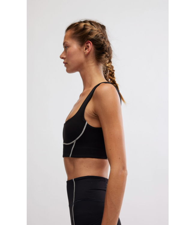 You're A Peach Bra- Black