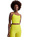 Spacedye Slim Racerback Cropped Tank- Citrus Pop Heather
