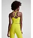 Spacedye Slim Racerback Cropped Tank- Citrus Pop Heather