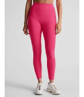 Beyond Yoga Spacedye Caught In The Midi HW Legging- Vivid Pink Heather