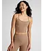 Spacedye Slim Racerback Cropped Tank- Desert Sand Heather