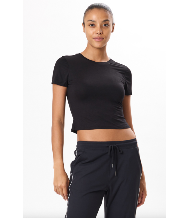 Jennie Jersey Tee- Black