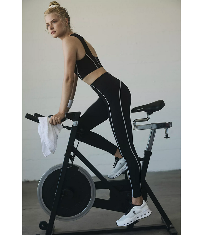 You're A Peach Legging- Black