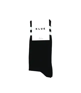 Klue Organic Cotton Tennis Sport Socks- Black & White