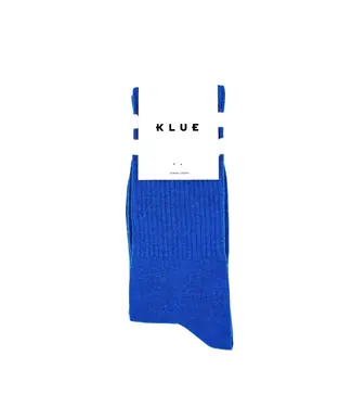 Klue Organic Cotton Tennis Sport Socks- Blue & White