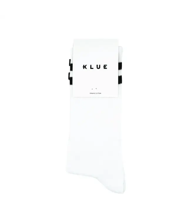 Organic Cotton Tennis Sport Socks- White & Black