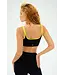 Cait Rigor Bra- Black/Chartreuse