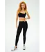Cait Rigor Bra- Black/Chartreuse
