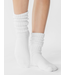 Slouch Crew Grip Sock- White