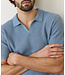 Conrad Sweater Polo- Washed Indigo