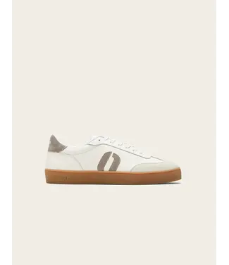 Odaje Pablo Low Top Trainers- White/Grey