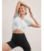 Featherweight Colorblock Tee- Cloud White/Silver Mist