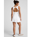 Score Pleated Dress- True White