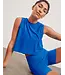Featherweight Balance Cropped Tank- Court Blue Heather