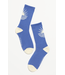 Sea Sun Crew Sock- Wisteria/Canvas