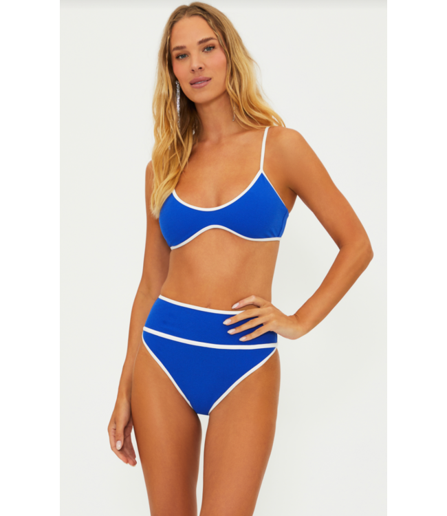 Leona Top & Carlotta Bottom Set- Riviera Azure