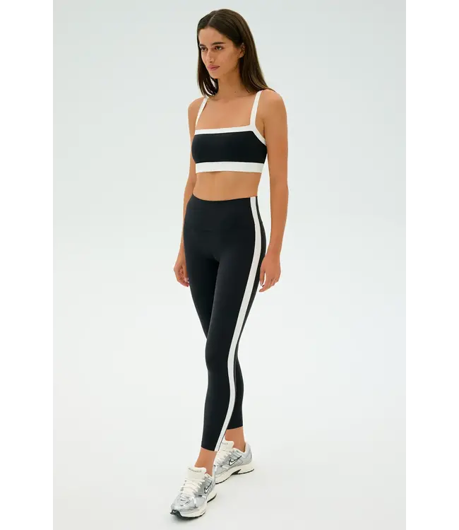 Clare High Waist Rigor 7/8- Black/White