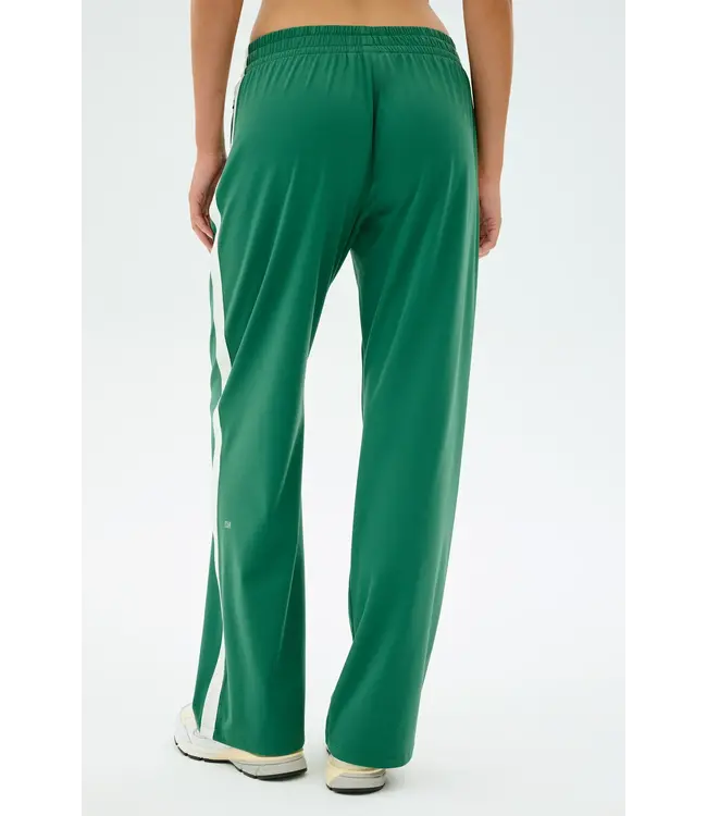 Maxie Rigor Track Pant- Arugula/White