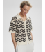 Anais Crochet Polo Shirt- Birch