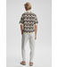 Anais Crochet Polo Shirt- Birch