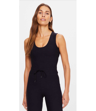 The Upside Onyx Kori Crop Tank- Black