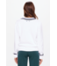 Sonny V Neck Knit Sweater- White