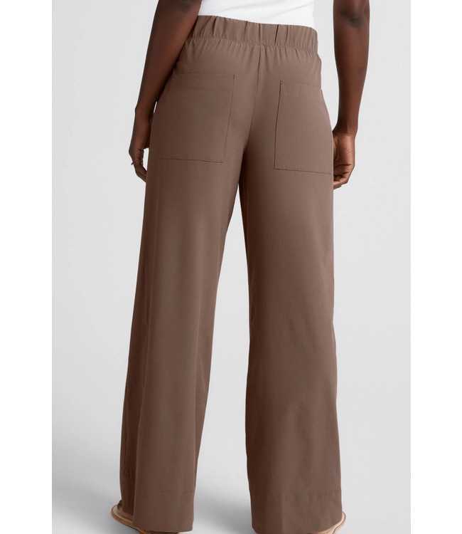 Easy Wide Leg Pant- Khaki