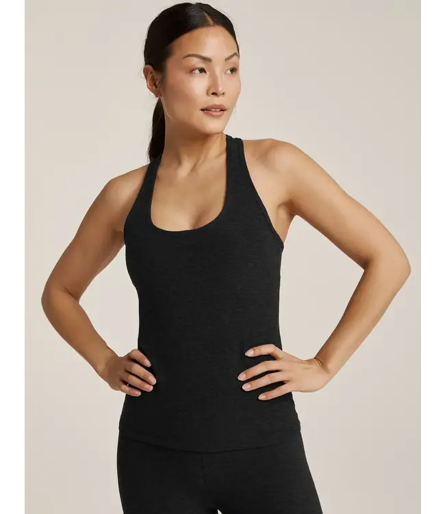 Spacedye Step Up Racerback Tank- Darkest Night