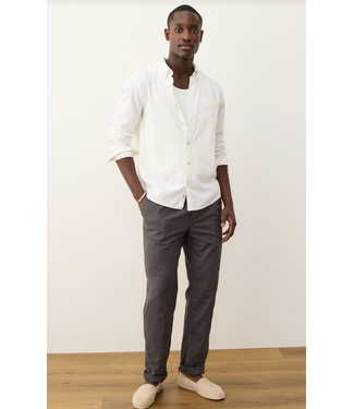 Marine Layer Better-Than-Linen Shirt- White
