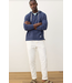 Portola Beach Hoodie- Navy/Natural Stripe