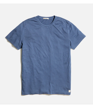Marine Layer Signature Sea Change Crew Tee- Vintage Indigo