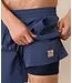 Lined Sport & Swim Short 6"- Navy/Blue Stripe