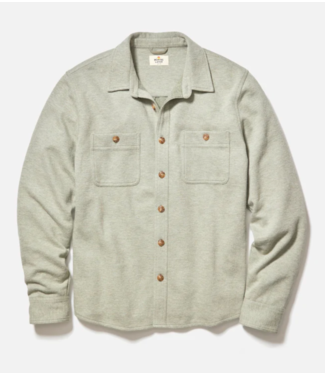 Marine Layer Pacifica Stretch Twill Shirt- Vetiver