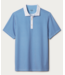 Golf Sport Polo- Sapphire Blue/Arctic Blue/White Geo
