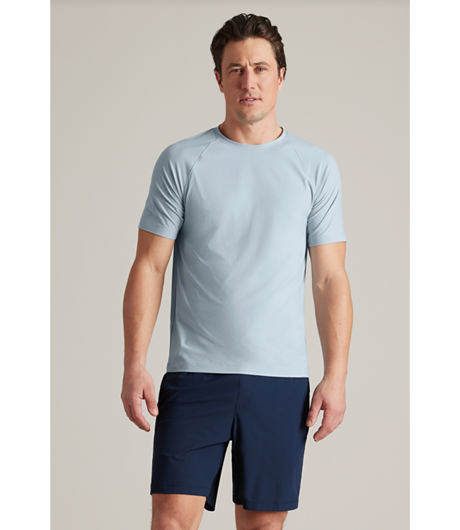 Reign Short Sleeve- Arctic Blue/White Heather