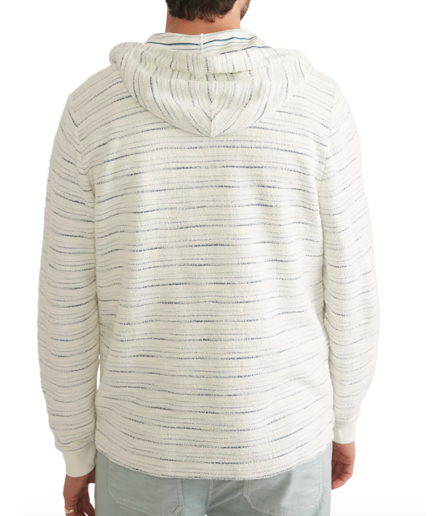 Portola Beach Hoodie- White/Navy