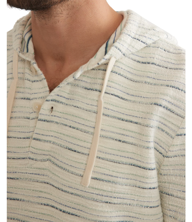 Portola Beach Hoodie- White/Navy