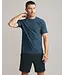 Reign Short Sleeve- Deep Sea Blue/Dark Teal Heather
