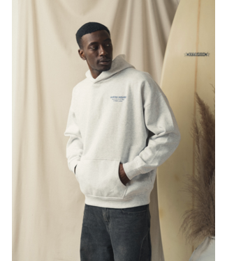 Huega House Signature Hoodie- Heather Grey