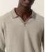 Liam Sweater Polo- Vetiver/Ivory