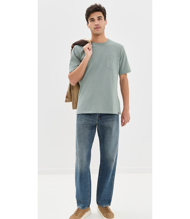 Sunwashed Pocket Tee- Sage Creek